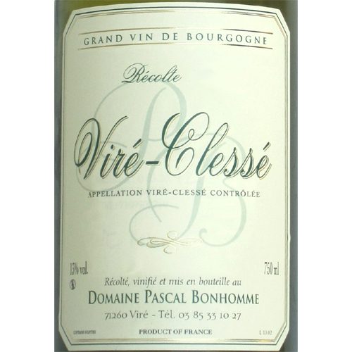 Acheter Domaine Pascal Bonhomme Viré Clessé Blanc IVINIO